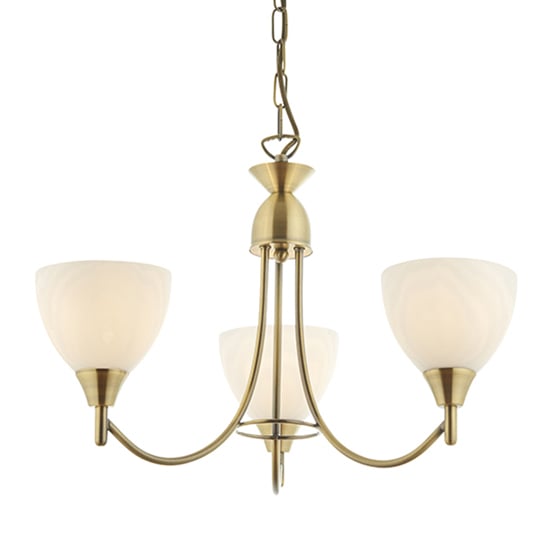 Alton 3 Lights Ceiling Pendant Light In Antique Brass