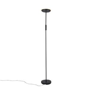 Modern floor lamp black incl. LED and dimmer – Bumu