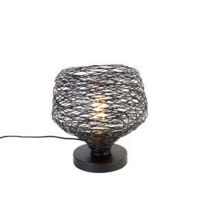 Design table lamp black 26 cm – Sarella