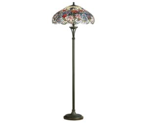 Interiors 1900 64323 Sullivan Tiffany Floor Lamp: Height – 1600mm