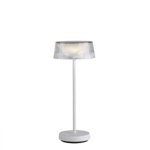 Outdoor table lamp white incl. LED with touch dimmer IP44 – Sammi