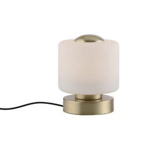 Brass table lamp incl. LED 3-step dimmable with touch – Mirko